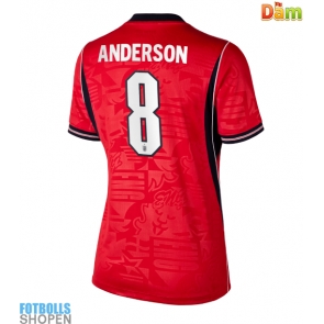 Billiga England Elliot Anderson #8 Bortatröja Dam VM 2026 Kortärmad